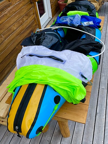 Alpacka Gnarwhal with extras