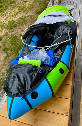 Alpacka Gnarwhal with extras - bow